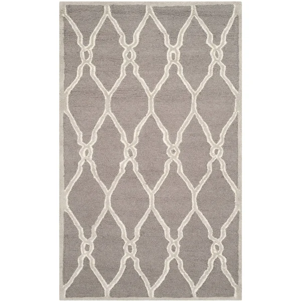 Safavieh Cambridge Light Grey & Ivory 6& x 9& Rug