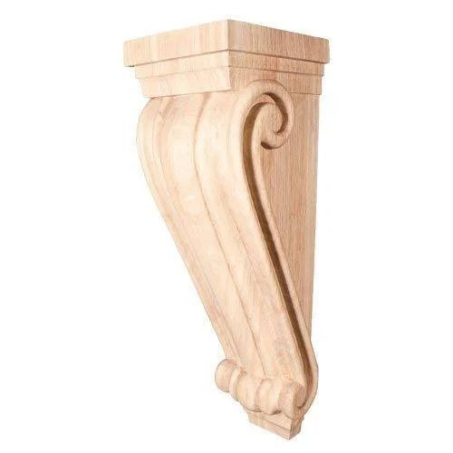 Hardware Resources - CORC-3ALD - Large Traditional Wood Corbel - Alder