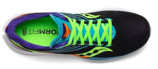 Saucony Men's Kinvara 12 Shoe - 10.5 - Cobalt - Citrus