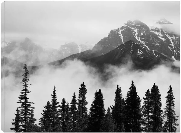Mountains & Mist, Canada 99 Canvas Art by Monte Nagler 32x24 Fineartcanvas