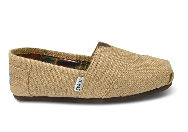 Toms Women's Burlap Classics Natural Size 9