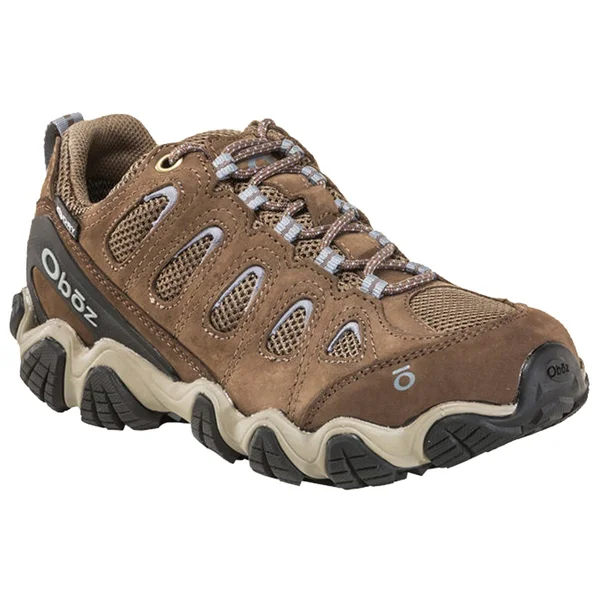 Oboz Women's Sawtooth II Low B-DRY, Brindle/Tradewinds Blue, 9.5