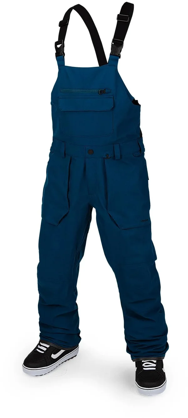 Volcom Roan Bib Overall Pant - Men's Blue - XL