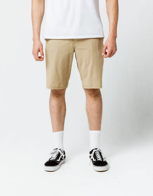 Volcom Frickin Surf N& Turf Static Hybrid Short - Men's Dark Khaki, 28