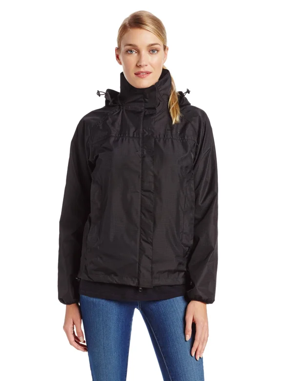 Equine Couture Ladies Amazon Rain Shell Jacket - XL - Black