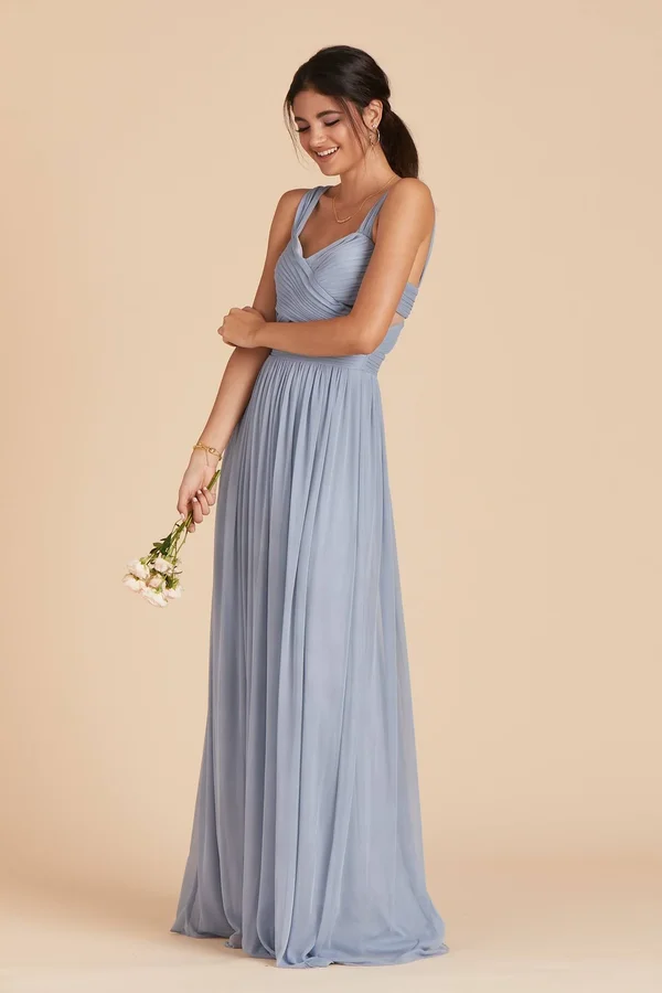 Birdy Grey Elsye Bridesmaid Dress in Dusty Blue XL, Dusty Blue