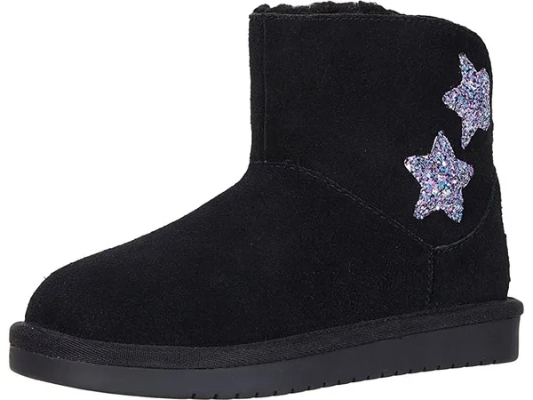 Koolaburra by Ugg - Kids& Koola Star Mini Boots in Black, Size 1