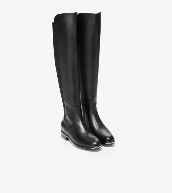 Cole Haan Grand Ambition Huntington Over The Knee Boot - Black - 5 B