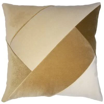 Square Pillow Cover & Insert Everly Quinn Ivory & Cream 24x22 x 24x22