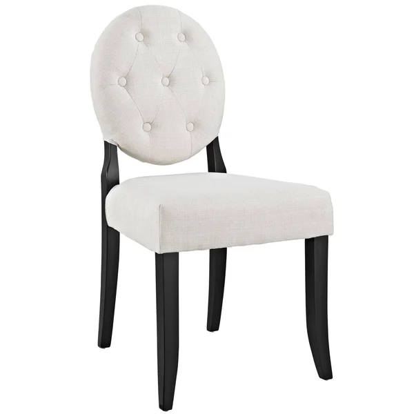 Copper Grove Quince Button-Tufted Dining Chair - Grey