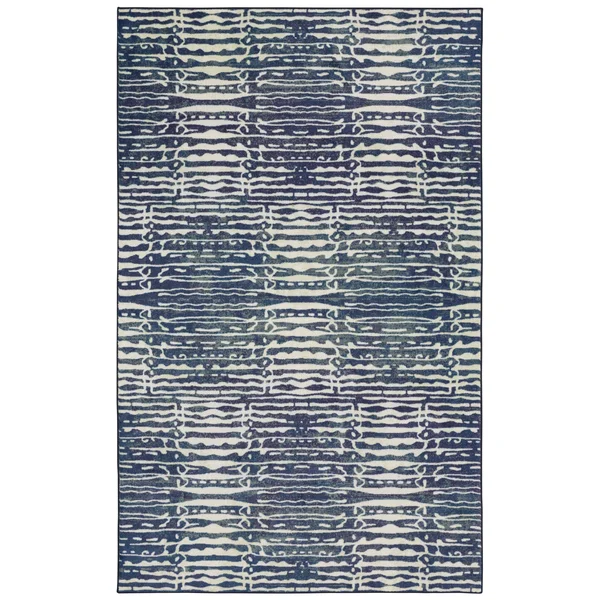 Mohawk Home Radley Navy 2 ft. x 3 ft. 4 in. Moroccan Area Rug, Blue