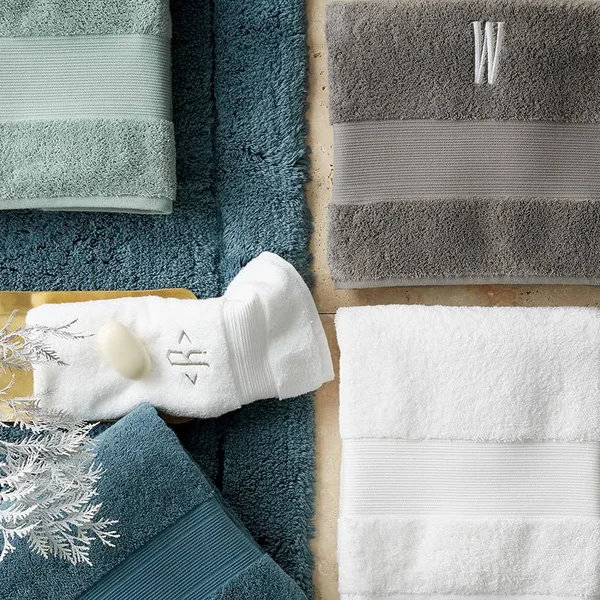 Legends Hotel Regal Egyptian Cotton Bath Towel - White, The Company Store