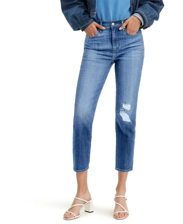 Levi&s 724 High Rise Straight Crop Women's Jeans - Lapis Sun 25