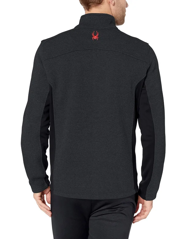 Spyder Encore Full Zip Fleece Jacket Men's - Black, 3XL