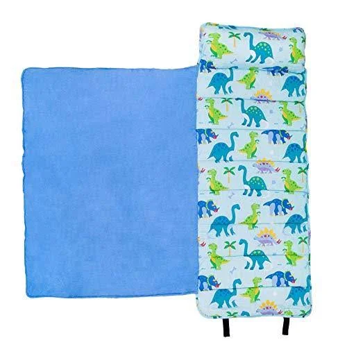 Wildkin Nap Mat with Pillow for Toddler Boys and Girls - Perfect Size F, 50 x 1.5 x 20 inches