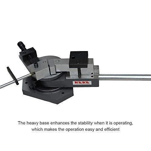 Kaka Sbg-40 Heavy-Duty Universal Bender - High Capacity Flat Bar, Square Bar and Round Bar Metal Bender, Combination of Scroll, R