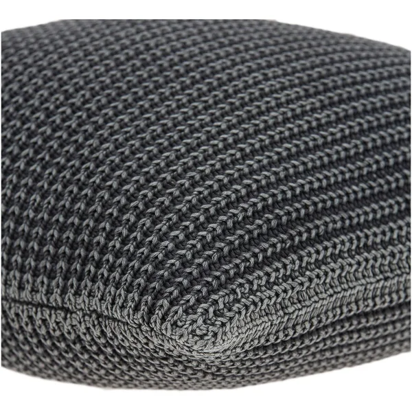 Parkland Collection Cabo Pillow Cover with Down Insert in Charcoal