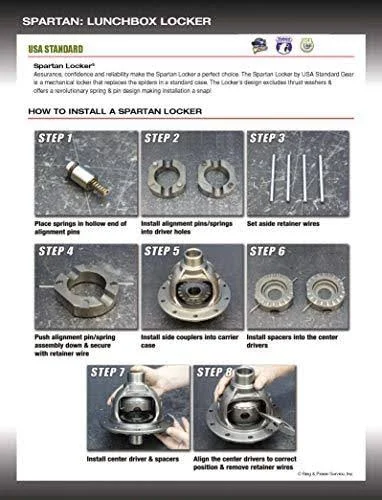 Spartan Locker for Ford 9x22 28 or 31 Spline