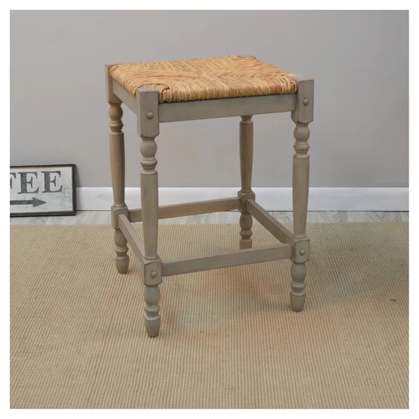 Carolina Classics Austin Counter Stool, Weathered Gray