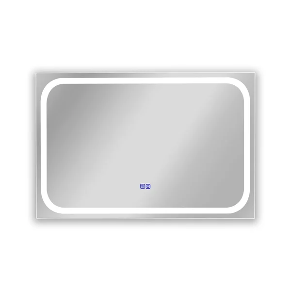 Frameless Back Lit LED Mirror - Silver
