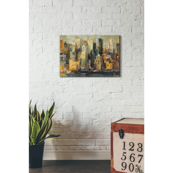 Epic Graffiti &New York New York& by Marilyn Hageman - Canvas Wall Art, 60x22x40x22