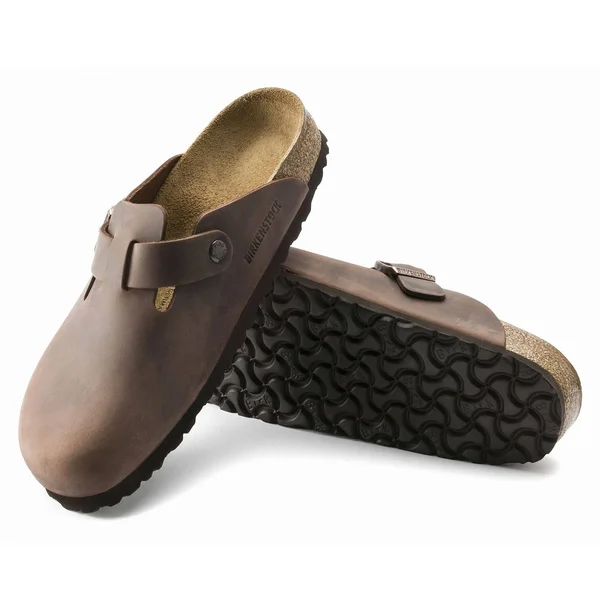 Birkenstock Boston Oiled Leather Black
