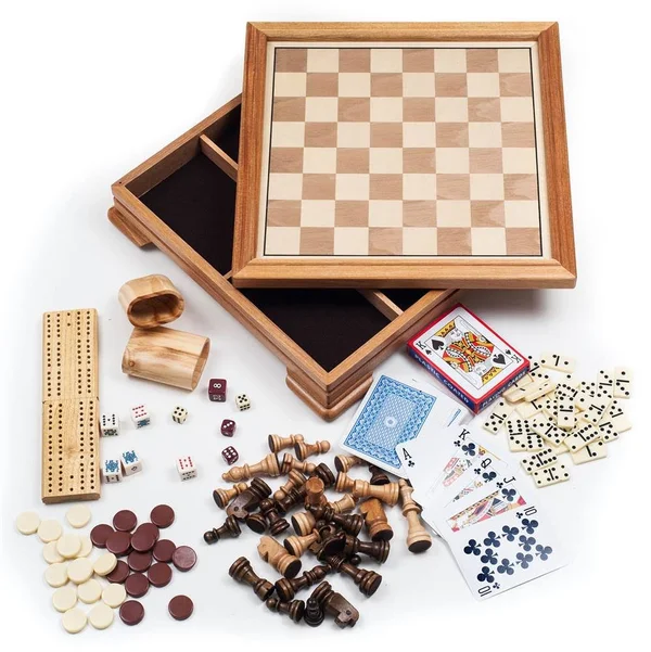 Deluxe 7-in-1 Game Set - Chess - Backgammon Etc