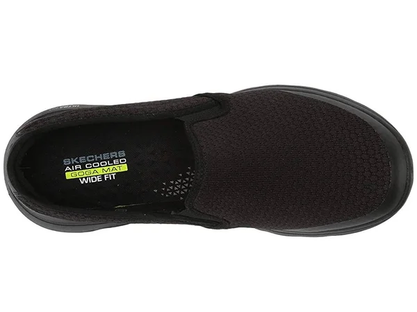 Skechers Men's GOwalk 5 Apprize Slip on Sneaker - Black/Black