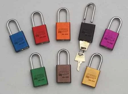 American Lock A1106KAS3YLW Lockout Padlock - ka, yellow, 1-7/8x22h, pk3