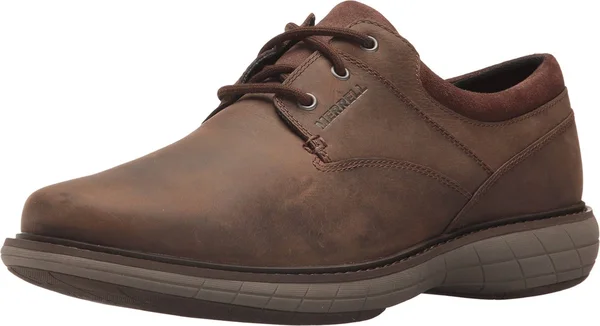 Merrell Men's World Vue Lace Oxford, Size: 9.5 Wide, Dark Earth