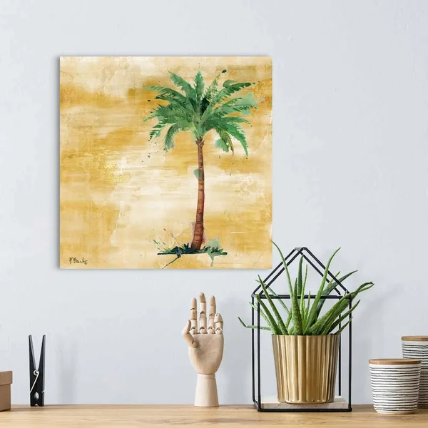 Arianna Palm IV, Canvas Wall Art, 16x16, Great Big Canvas