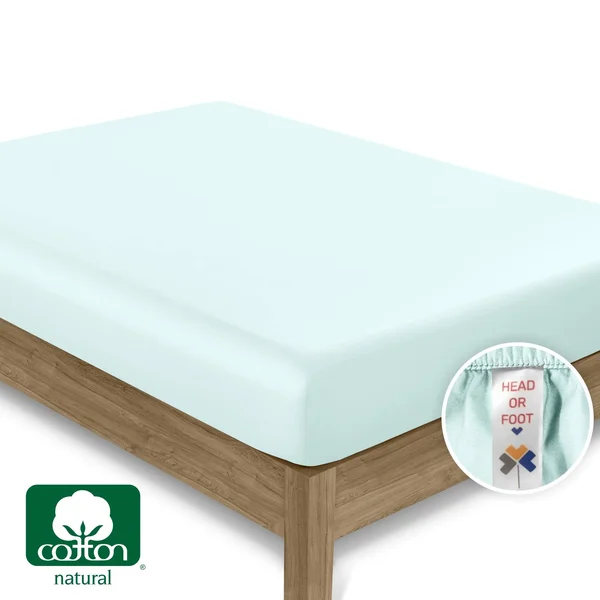 California Design den Everyday Soft Sateen Solid Sheet Set King - Seafoam, Sheet Set - 100% Cotton - 400 Thread Count