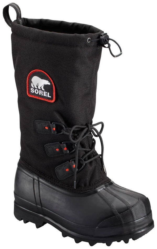 Sorel Glacier XT Winter Boots for Men's, Black, 8