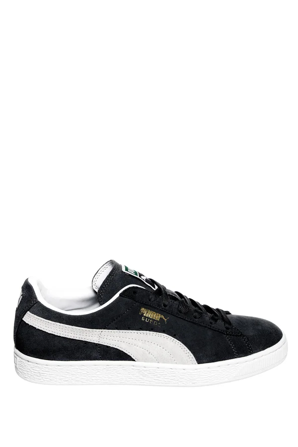 Puma Suede Classic+ Sneakers - Black/White, 11