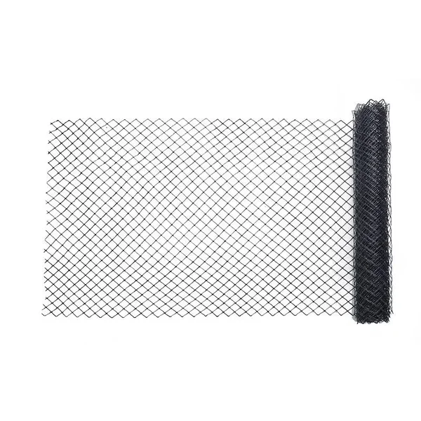 High Density Polyethylene (HDPE) Diamond Link Safety Fence - 50 ft. Length x 4 ft. Width, Black