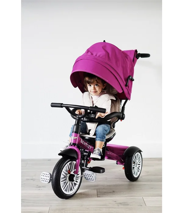 Bentley 6-in-1 Baby Stroller - Kids Trike - Fuchsia Pink
