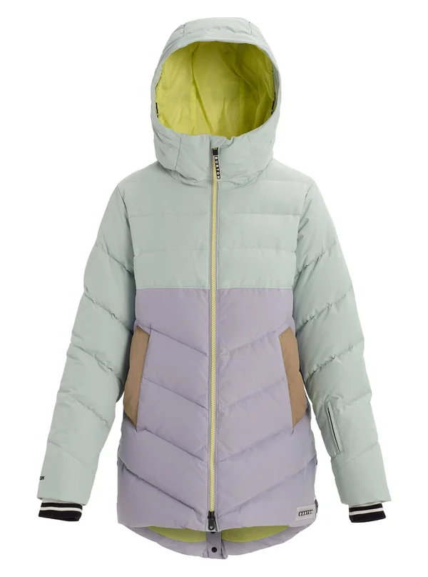Burton Women's Loyle Down Jacket - Aqua Gray, Lilac Gray, Timber Wolf, Sunny Lime, Xs