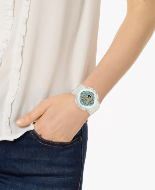 Casio BA110SC-7A Baby-G Women's Watch White 43.4mm Resin