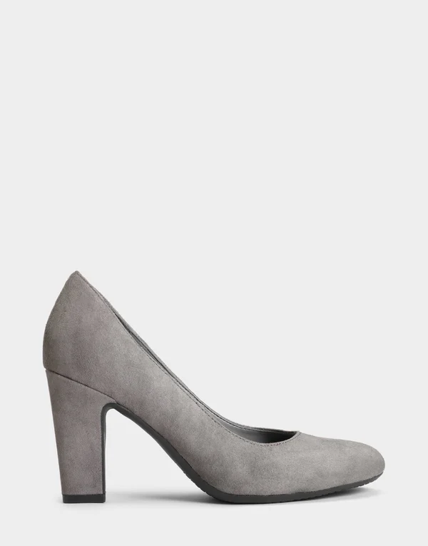 Aerosoles Women's Octagon Pump - Size: 12, Grey Microfiber
