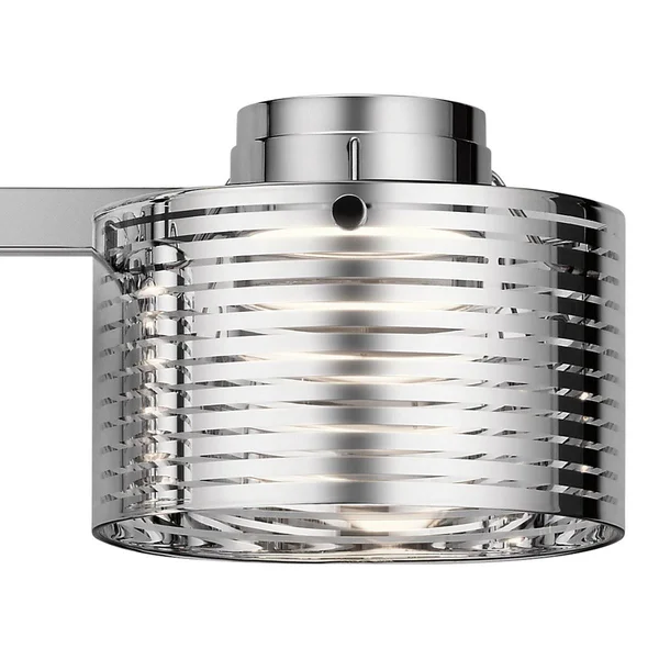 Elan 85057CH Santora Vanity, 4-Light LED, Chrome