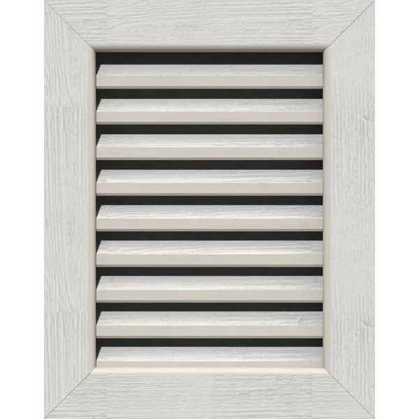 Ekena Millwork GVWVE14X1801RFPWR 14x22W x 18x22H Vertical Gable Vent (19x22W x 23x22H Frame Size): Primed - Functional, Rough Saw