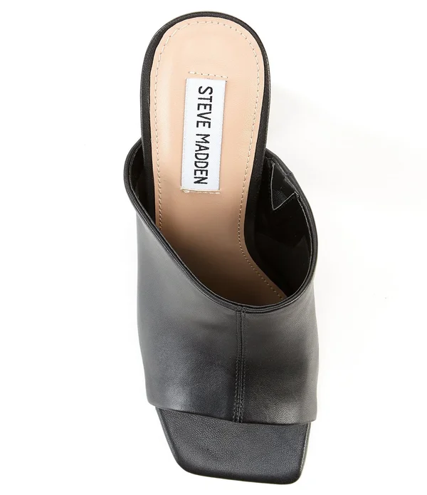 Steve Madden Tule Heeled Sandal Women's Shoes Blush Leather : 8 M