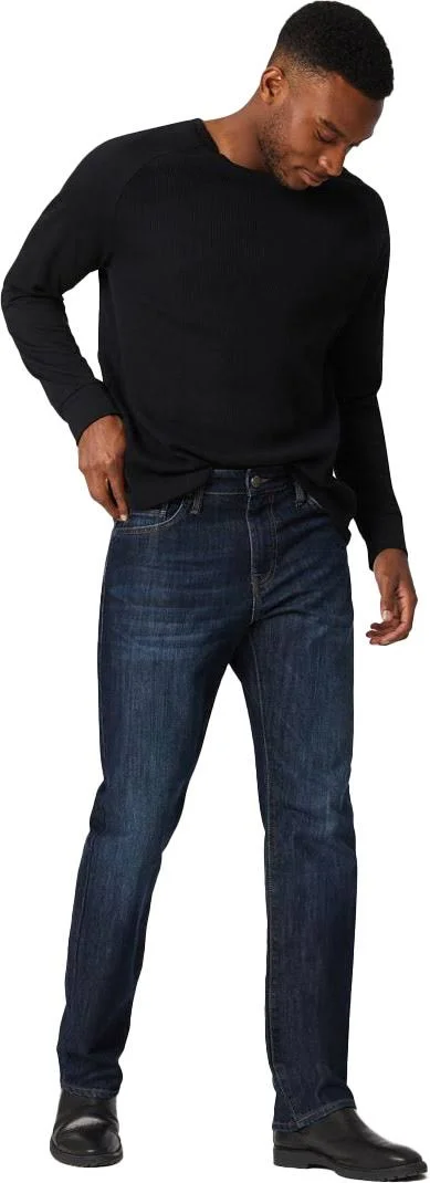 Mavi Matt Relaxed Straight Leg in Dark Stanford Jeans - Blue