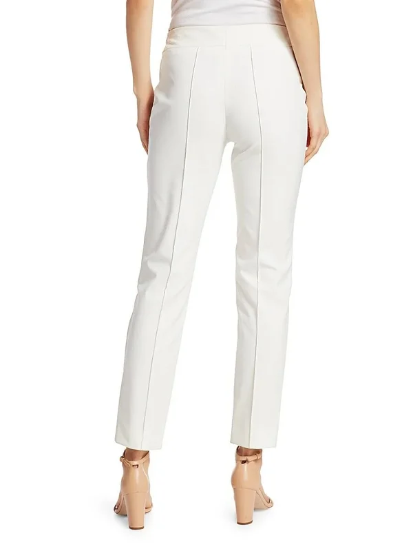 Escada Hepburn Techno Ankle-Zip Pants - Black, Women's, 8