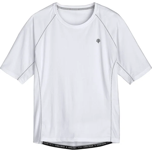 Men's Hightide Short Sleeve Swim Shirt, UPF 50+ Shirts For Men, White