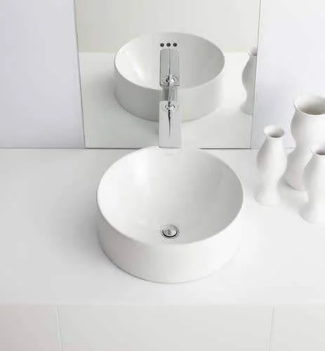 Kohler 14800-96 Vox Round Vessel Bathroom Sink - Biscuit