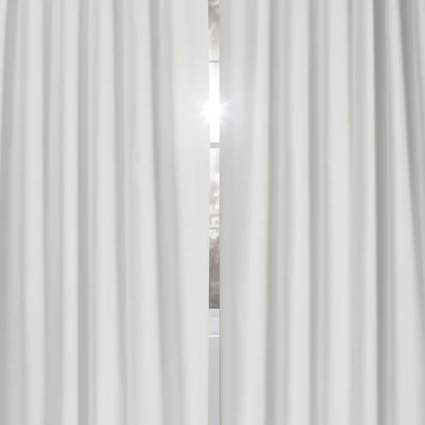 Toasted Tan Vintage Thermal Cross Linen Weave Blackout Curtain - Half Price Drapes