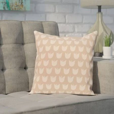 Wrought Studio Sharrow Throw Pillow - Beige
