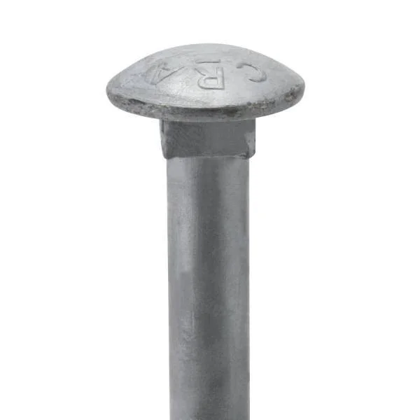 Everbilt 1/2 in.-13 x 10 in. Galvanized Carriage Bolt (25-Pack)