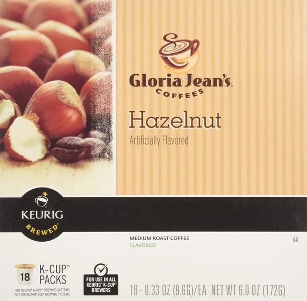 Gloria Jean&s Coffee K-Cups - Hazelnut - 18 count